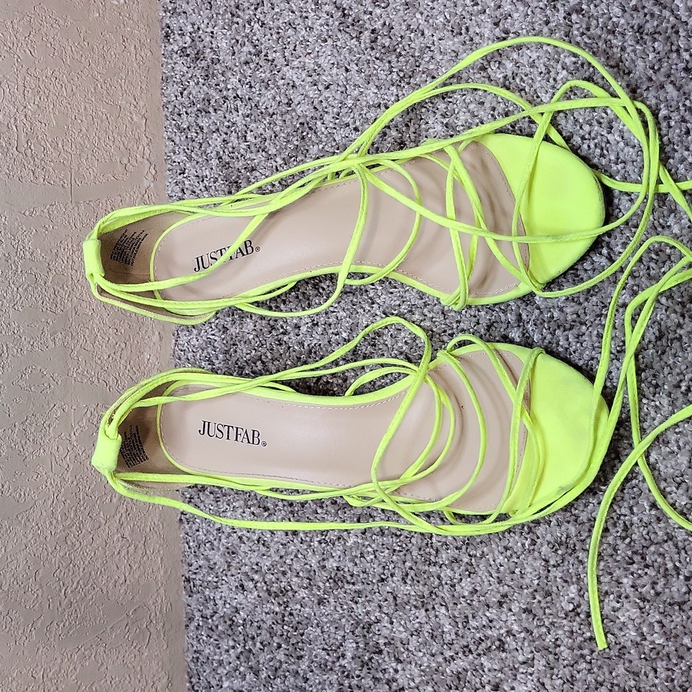 Neon Green Heels